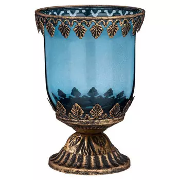 подсвечник LEFARD Стамбул 14см стекло, металл