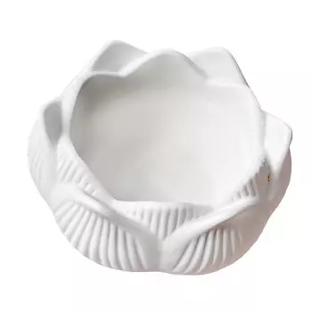 подсвечник Лотос 7х7х5см гипс белый