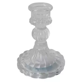 подсвечник MAXIJOY Crystal 8х8х10,5см стекло