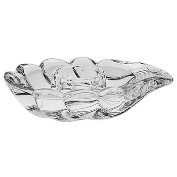 подсвечник Ракушка 9х7,5х2см хрусталь для плавающей свечи