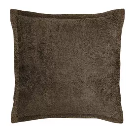 подушка декоративная 45х45см коричневая, арт.ПБ-коричневый