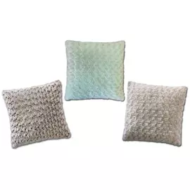 подушка декоративная 45х45см в ассортименте, арт.ПД-МЕХ -розочки