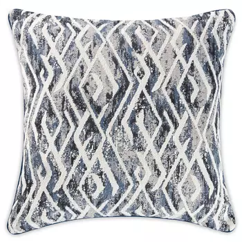 подушка декоративная ESTIA Текна 45х45см жаккардовая серо-голубая арт.1003.00124