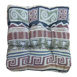 подушка для садовой мебели 40х40х7см гобелен в асс-те