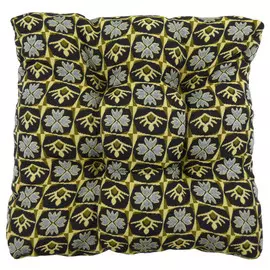 подушка для садовой мебели 40х40х7см гобелен в асс-те