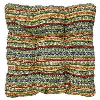 подушка для садовой мебели 40х40х7см гобелен в асс-те