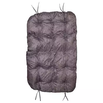 подушка для садовой мебели Круги 170х100х15см оксфорд серый