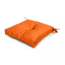 подушка для стула POOF 400х400х90мм оранжевая полиэстер