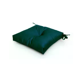 подушка для стула POOF 400х400х90мм зеленая полиэстер