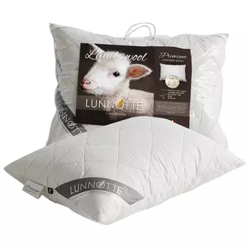 подушка LUNNOTTE 50х70см наполн.чехла шерсть ягненка, арт.LNWPC 50/M