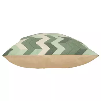 подушка Рио 40х40см зеленый/бежевый