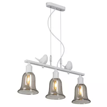 подвес интерьерный VITALUCE Eloquence 3х40Вт E14 металл белый