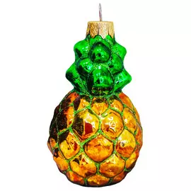 подвеска Ананас 11см стекло в асс-те