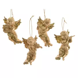 подвеска Ангел 10см пластик в асс-те