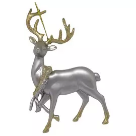подвеска Арктический олень 12см пластик в асс-те