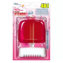 подвеска для унитаза ТУАЛЕТНЫЙ УТЕНОК Свежесть лепестков 55мл основной блок