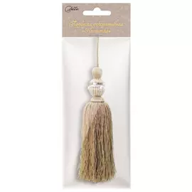 подвеска Кисточка 22см ткань бежевый