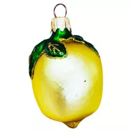 подвеска Лимон 9см стекло в асс-те