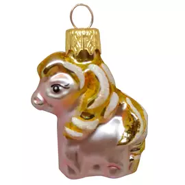 подвеска Мини ВС Пони 4см стекло розовый