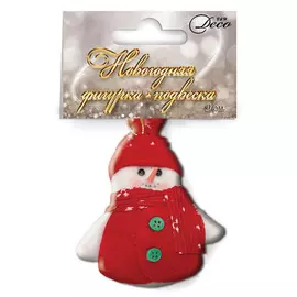 подвеска Новогодняя 13см ткань мультиколор в асс-те