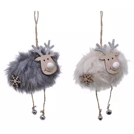 подвеска Олень пушистый 15см п/э в асс-те