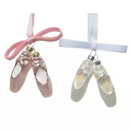 подвеска Пуанты 8см стекло в асс-те