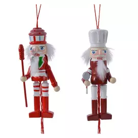 подвеска Щелкунчик подвижный 12,5см дерево в асс-те