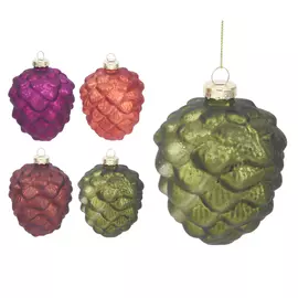 подвеска Шишка хмель 10см стекло в асс-те