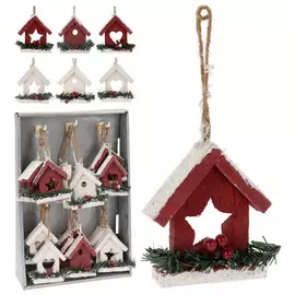 подвеска Скворечник 10см дерево в асс-те