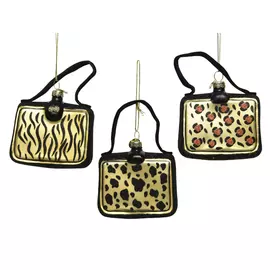 подвеска Сумка 11см стекло в асс-те