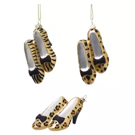 подвеска Туфельки 11см пластик мультиколор