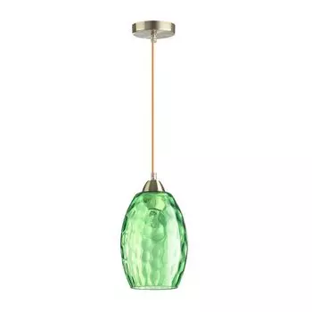 подвесной светильник Suspentioni 4484/1 ln20 218, 1 х Е27 х 60 Вт, зеленый