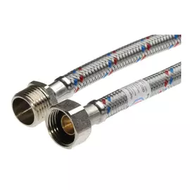 подводка для воды 12 мм, 1/2 ВР-НР, 0,5 м