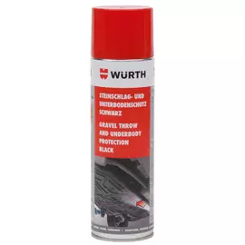 покрытие антикоррозийное WURTH от камней черный 500мл