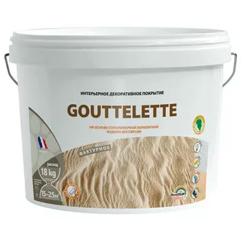 покрытие декоративное мультифактурное PRAGMATIC Gouttelette 18кг, арт.150-438