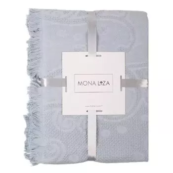 покрывало MONA LIZA Twist 150х200см жаккардовое голубое, арт.АШ500517/2