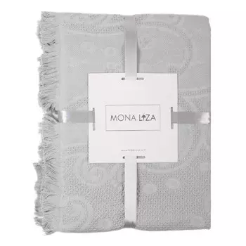 покрывало MONA LIZA Twist 150х200см жаккардовое серое, арт.АШ500517/1