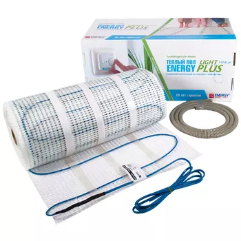 пол теплый (мат) 11м2 - 1650Вт ENERGY Light Plus 150Вт/м2