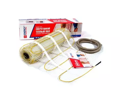 пол теплый (мат) 4,2м2 - 670Вт ENERGY Mat 165Вт/м2
