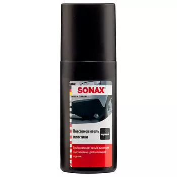 полироль-восстановитель пластика SONAX 100мл черный