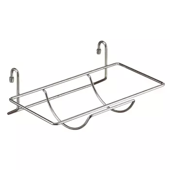 полка для рейлинга для бумажного полотенца 305х210х115мм хром