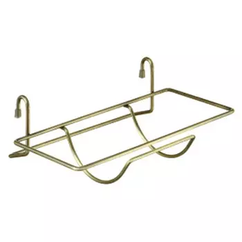полка для бумажных полотенец для рейлинга TODELIA горизонтальная 296х200х105мм античная бронза