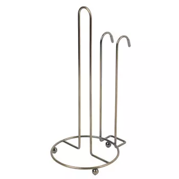 полка для бумажных полотенец TODELIA вертикальная 130х155х280мм античная бронза