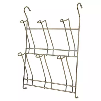 полка для кружек TODELIA 243х120х343мм античная бронза