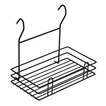 полка для рейлинга 1-ярусная 280х185х250мм черный матовый