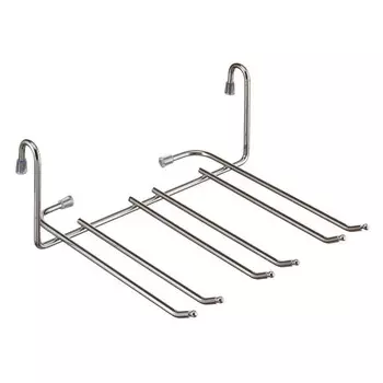 полка для рейлинга для фужеров 240x205x100мм хром