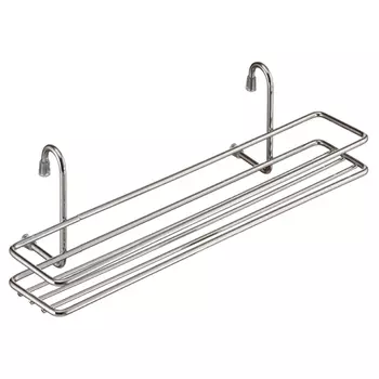 полка для специй короткая LEMAX, 360х105х120 мм, хром