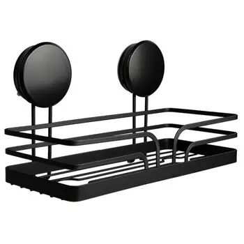 полка для ванной на липучке АКВАЛИНИЯ Nero W8002-1 металл черный