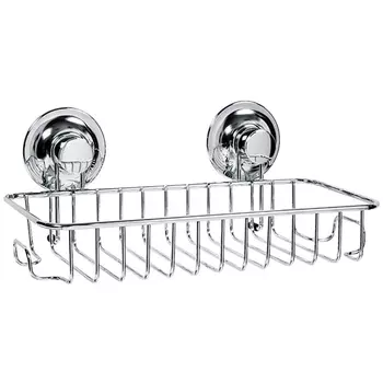 полка для ванной прямая 1-ярусная TATKRAFT Ring Lock хром