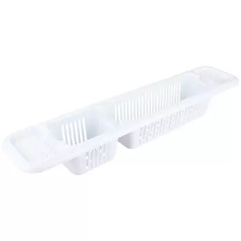 полка для ванны 720х153х100см белая